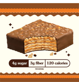 Rip Van Wafels Nutty Crunch wafers, travel-friendly single-serve pack for busy days.