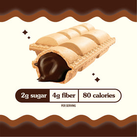 Rip Van Wafels Prebiotic fiber 4g, supports digestive wellness.