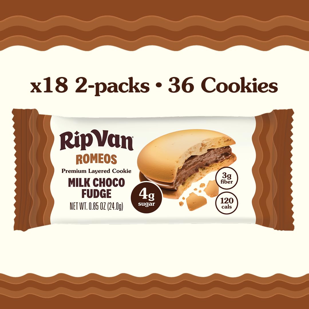 Close-up of Rip Van Romeos cookies highlighting cocoa and bourbon vanilla flavor.