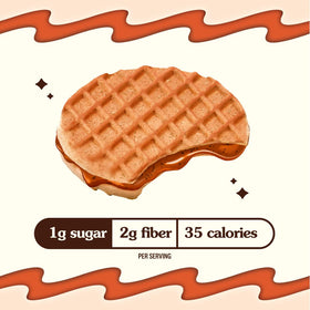 Rip Van Wafels snack-sized portions shown in a packed lunchbox.