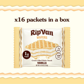 Rip Van Wafels vanilla keto wafer individually wrapped, perfect for lunch breaks