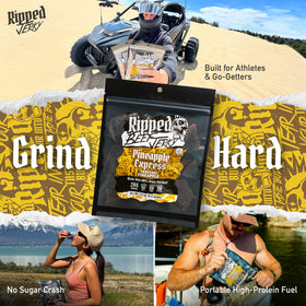 Ripped Beef Jerky 20g protein per bag for workouts