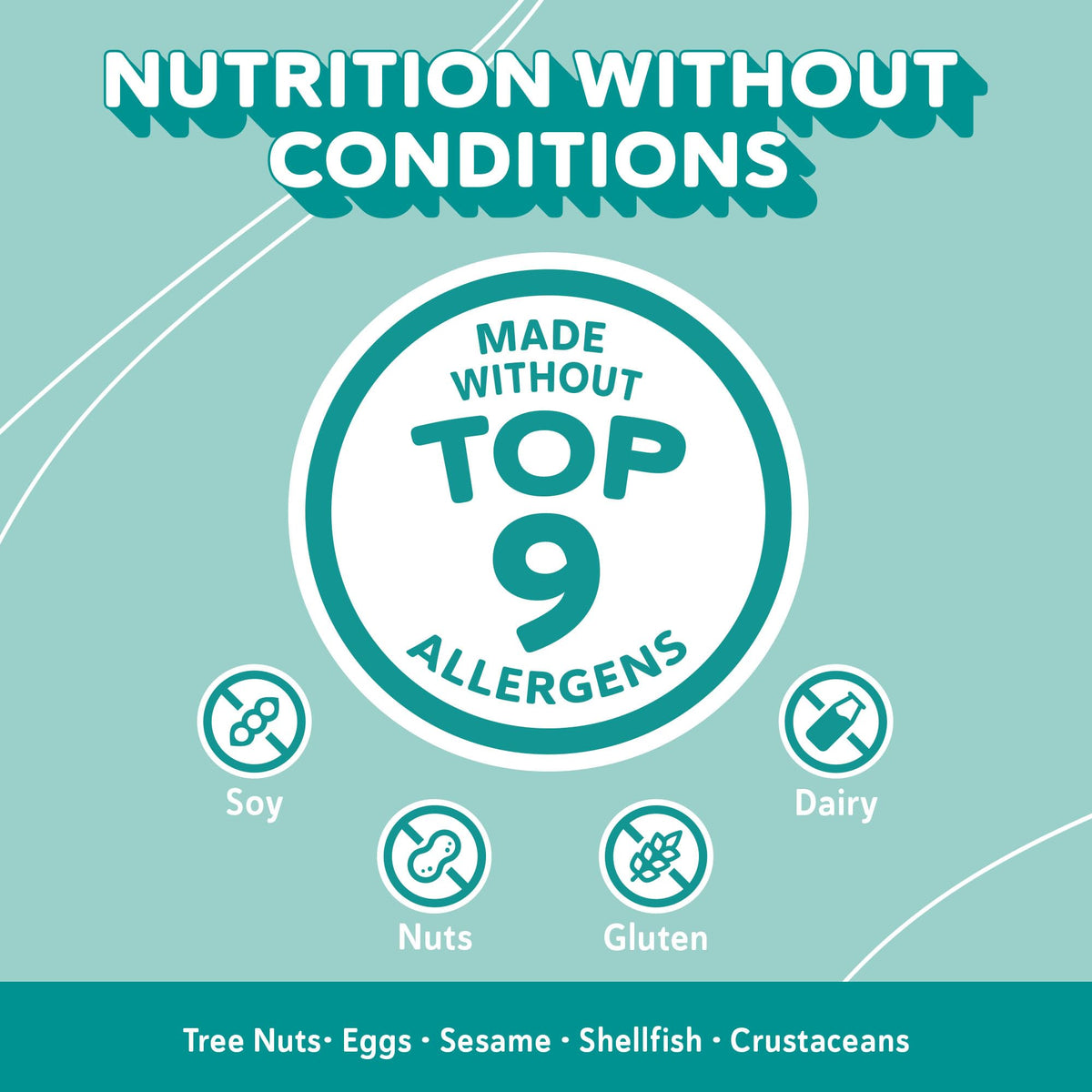 Ripple calcium and vitamin D nutrition panel close-up