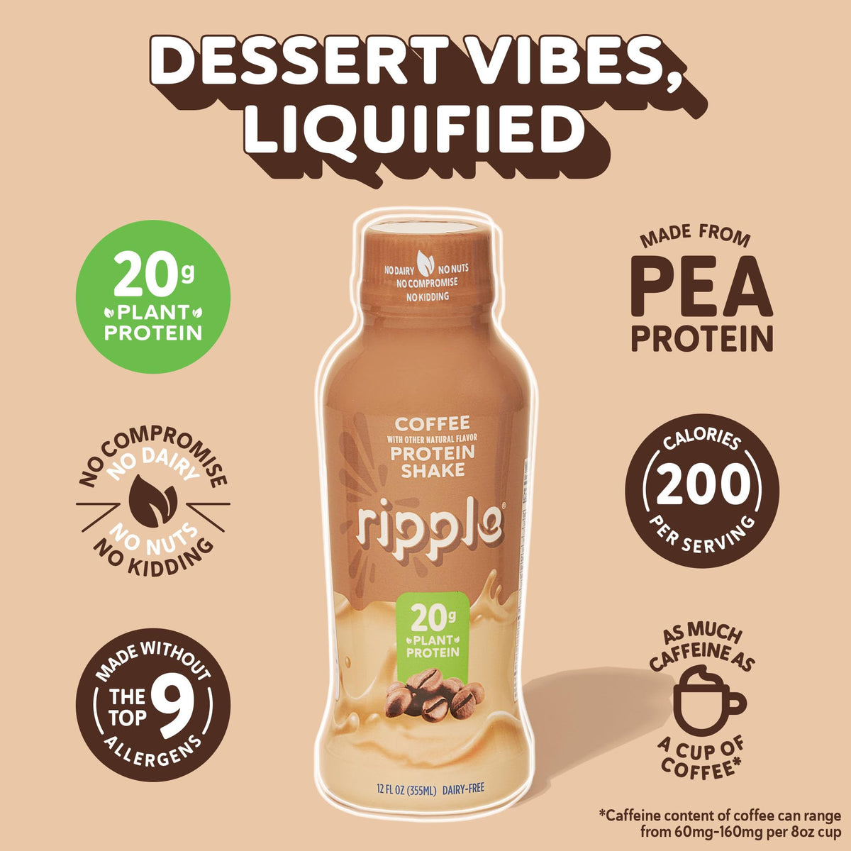 Ripple Coffee Protein Shake in gym bag post-workout.