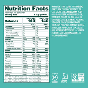 Ripple plant-based milk pour illustrating a dairy-free beverage option.