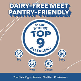 Ripple vegan non-GMO labels: clean ingredient promise for mindful shoppers.