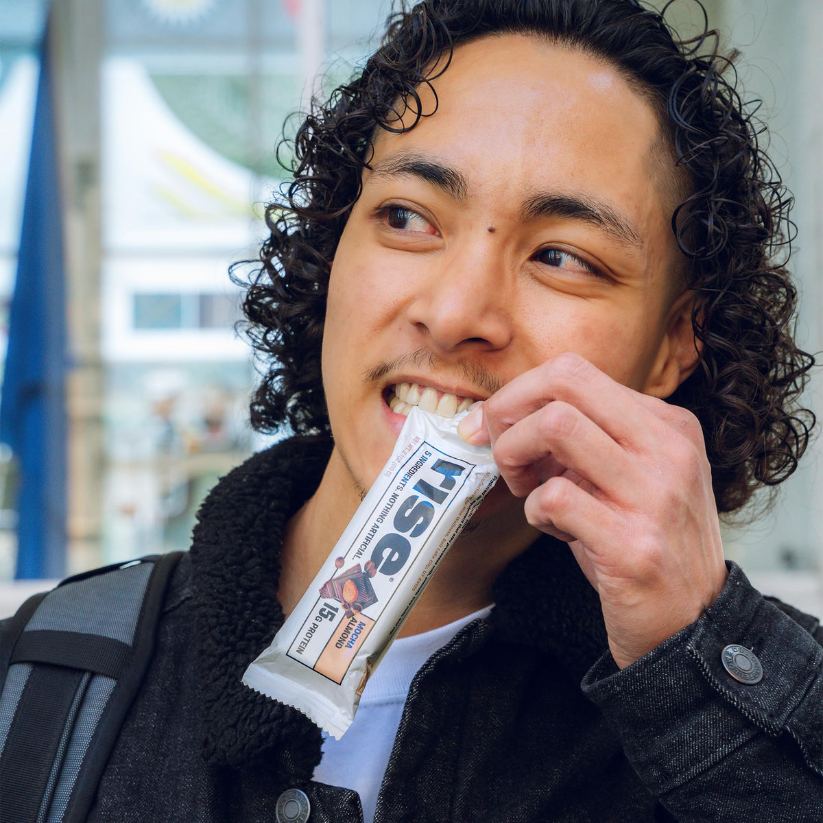 Rise Mocha Almond gluten-free soy-free bar lifestyle-friendly.