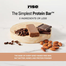 Rise Mocha Almond preworkout bar for quick energy.