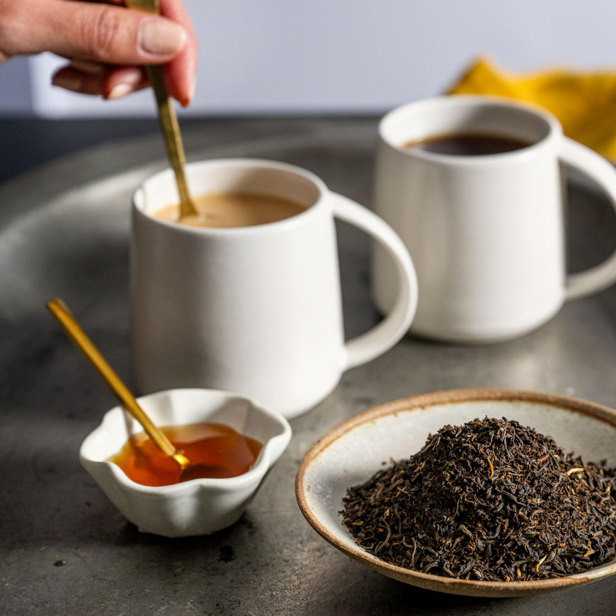 Rishi Tea English Breakfast origins map highlights Thai, Yunnan, and Myanmar roots