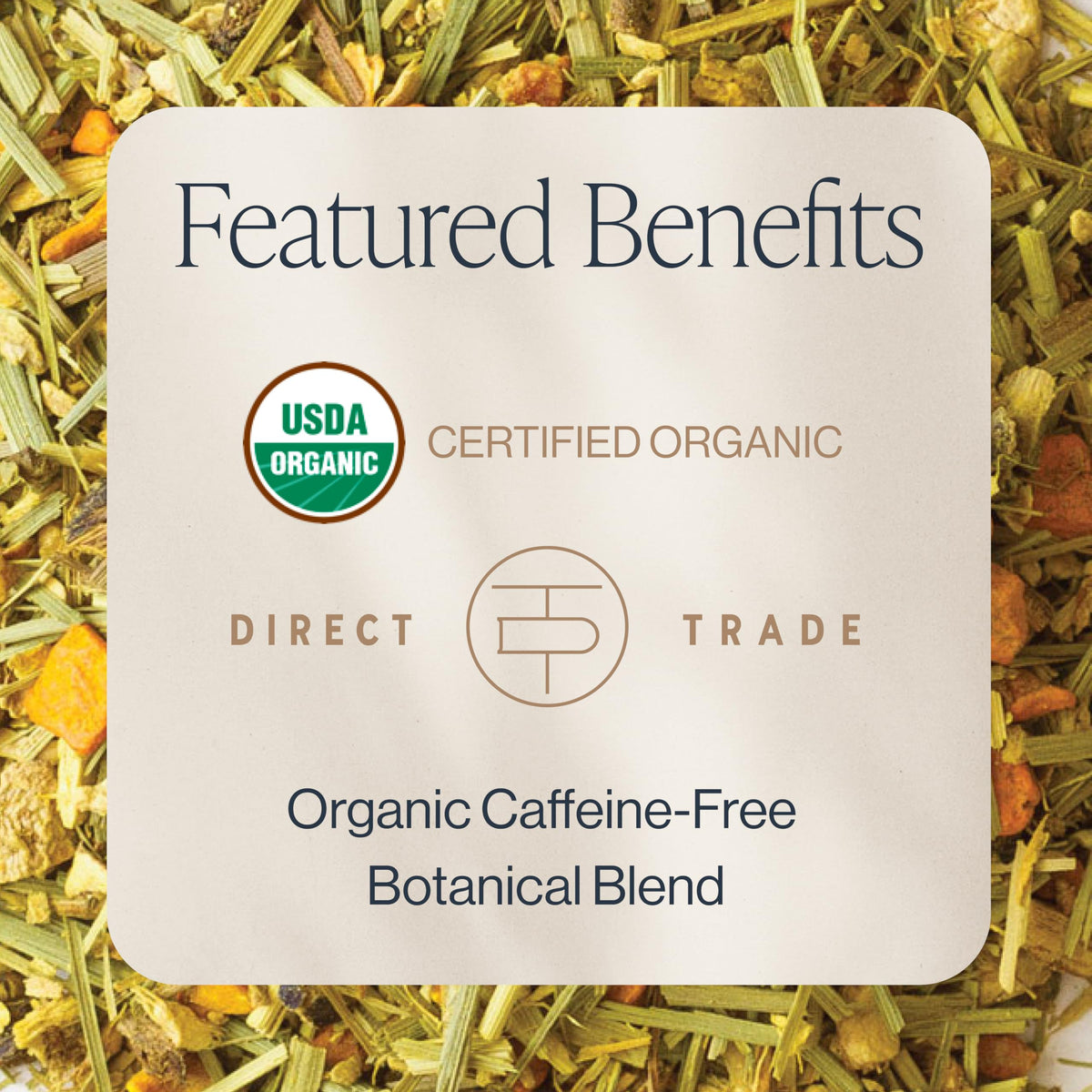 Rishi Tea lemongrass-citrus aroma enhances brightness in the cup.