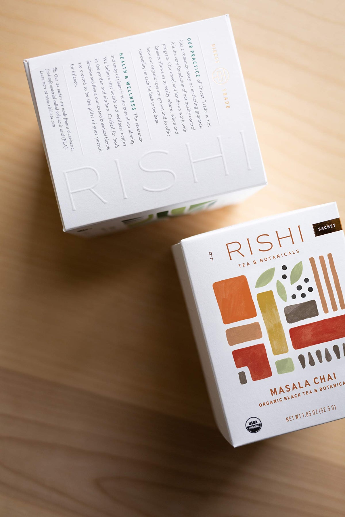 Rishi Tea Masala Chai being poured into a cup for a comforting afternoon break.