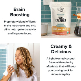 Rising Tide ambient kitchen scene showing 38 servings for daily use