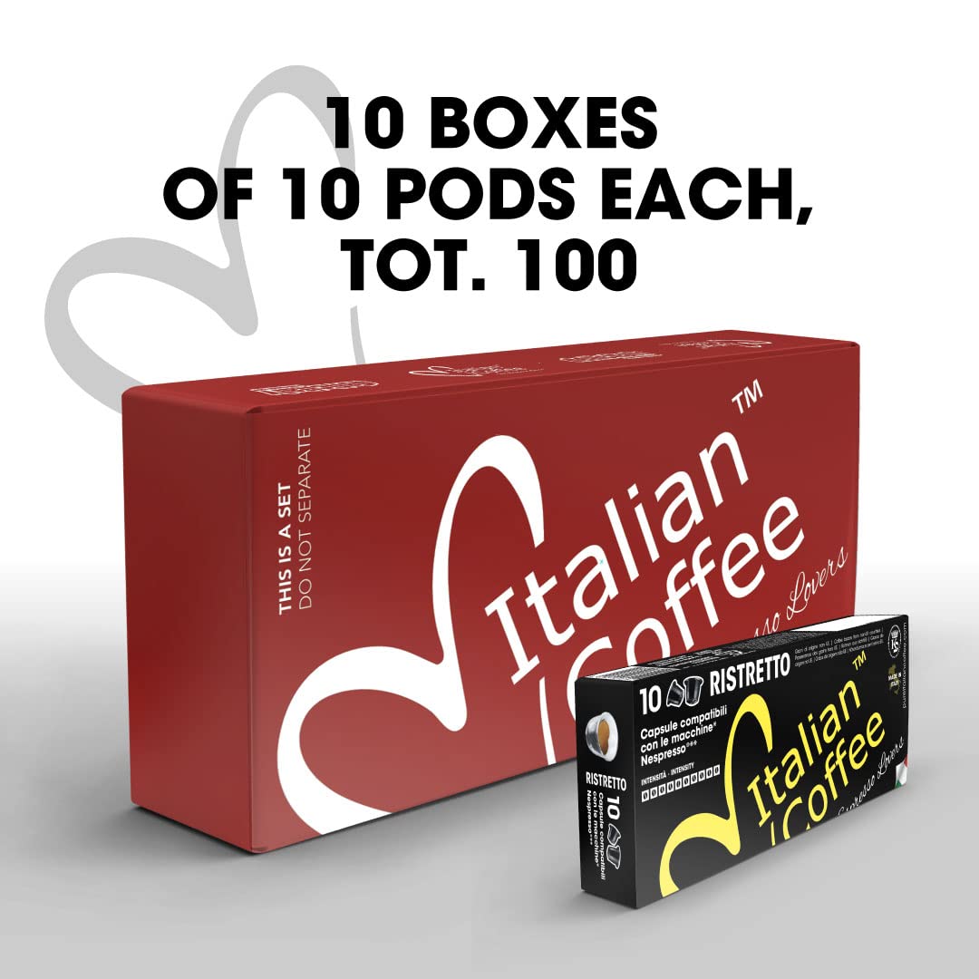 Ristretto regular pods by Italian Coffee for Espresso Lovers