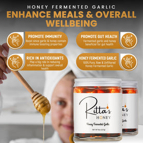 Ritta's Honey glaze blends into proteins for a glossy finish.