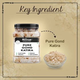 RiTrue premium gond katira used in desserts and puddings for texture.