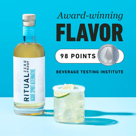 Ritual Zero-Proof cocktail composition shows versatile drink ideas.