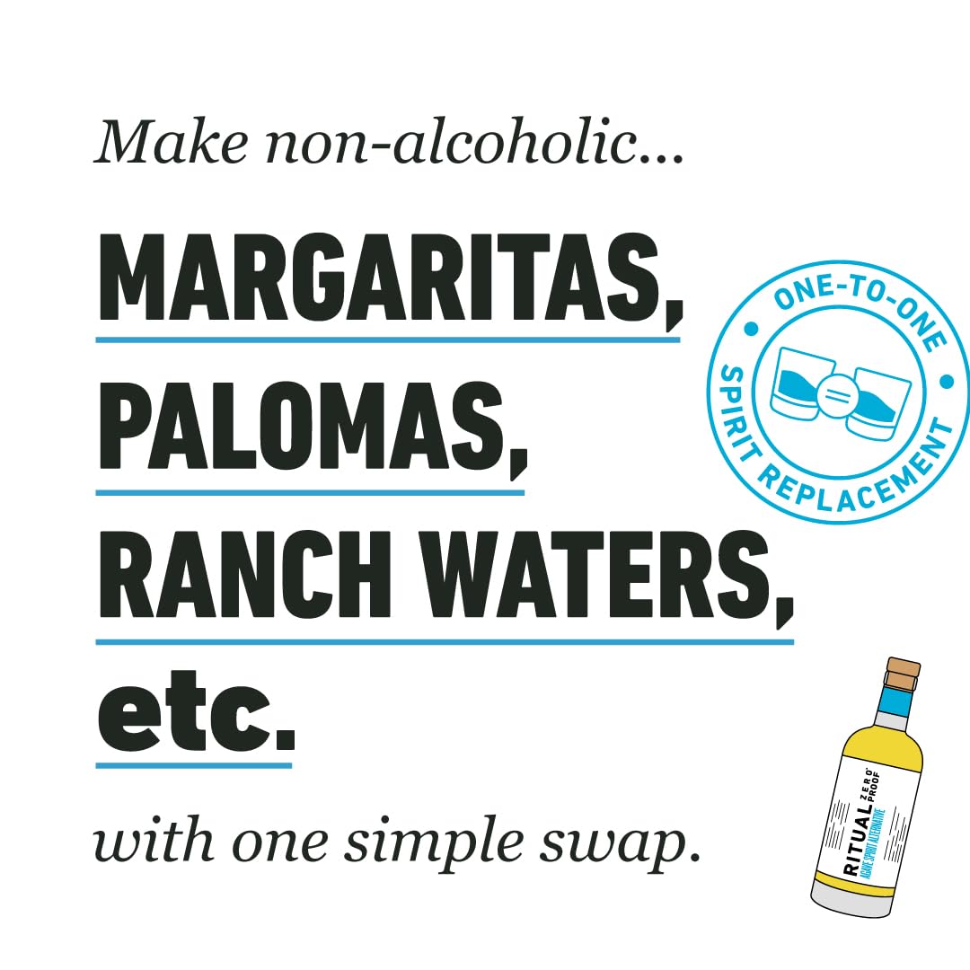 Ritual Zero-Proof paloma glass captures refreshing, low-calorie mix.