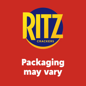 RITZ Bits snack packs closeup, showing bite-sized crackers for easy lunchbox treats.