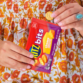 Lunch-ready arrangement with Ritz Bits cheese crackers.