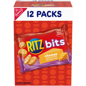 Ritz Bits Cheese Sandwich Crackers pack for lunchbox snacks.