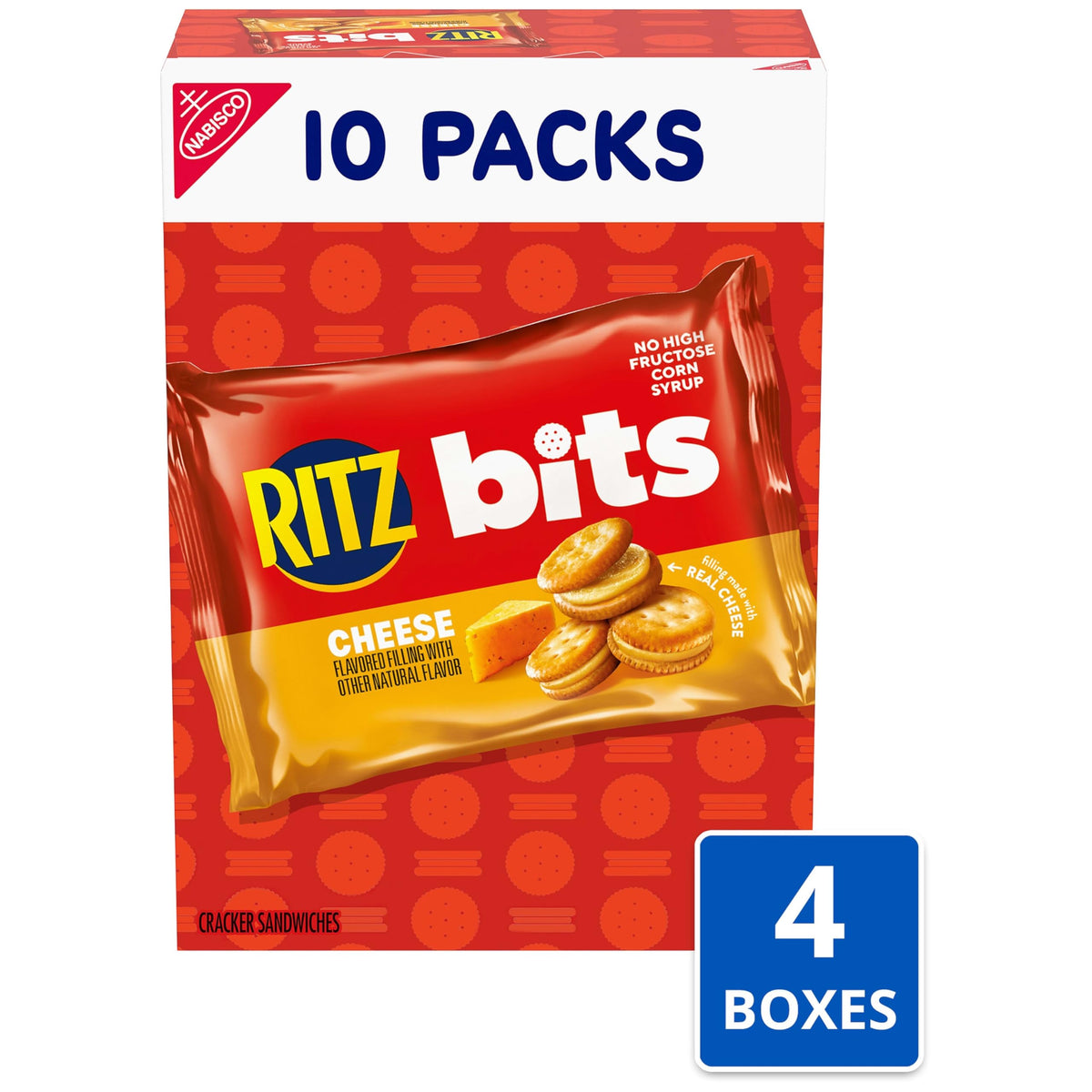 RITZ Bits Small 1oz Snack Packs ideal for lunchboxes and on-the-go.