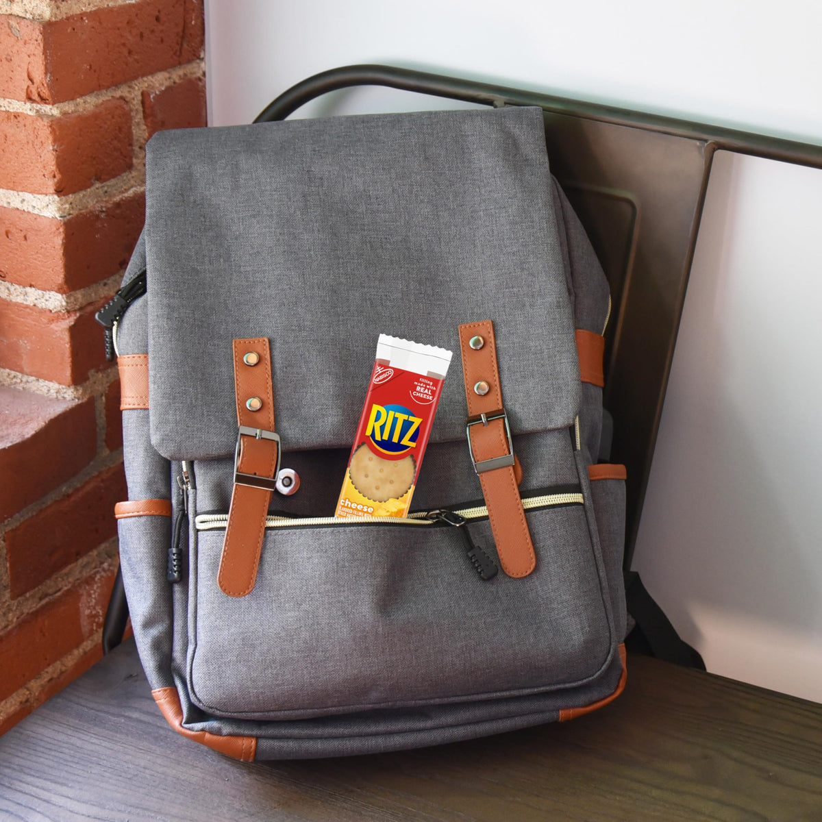 Ritz Cheese Sandwich Crackers pantry-friendly single-serve packs.