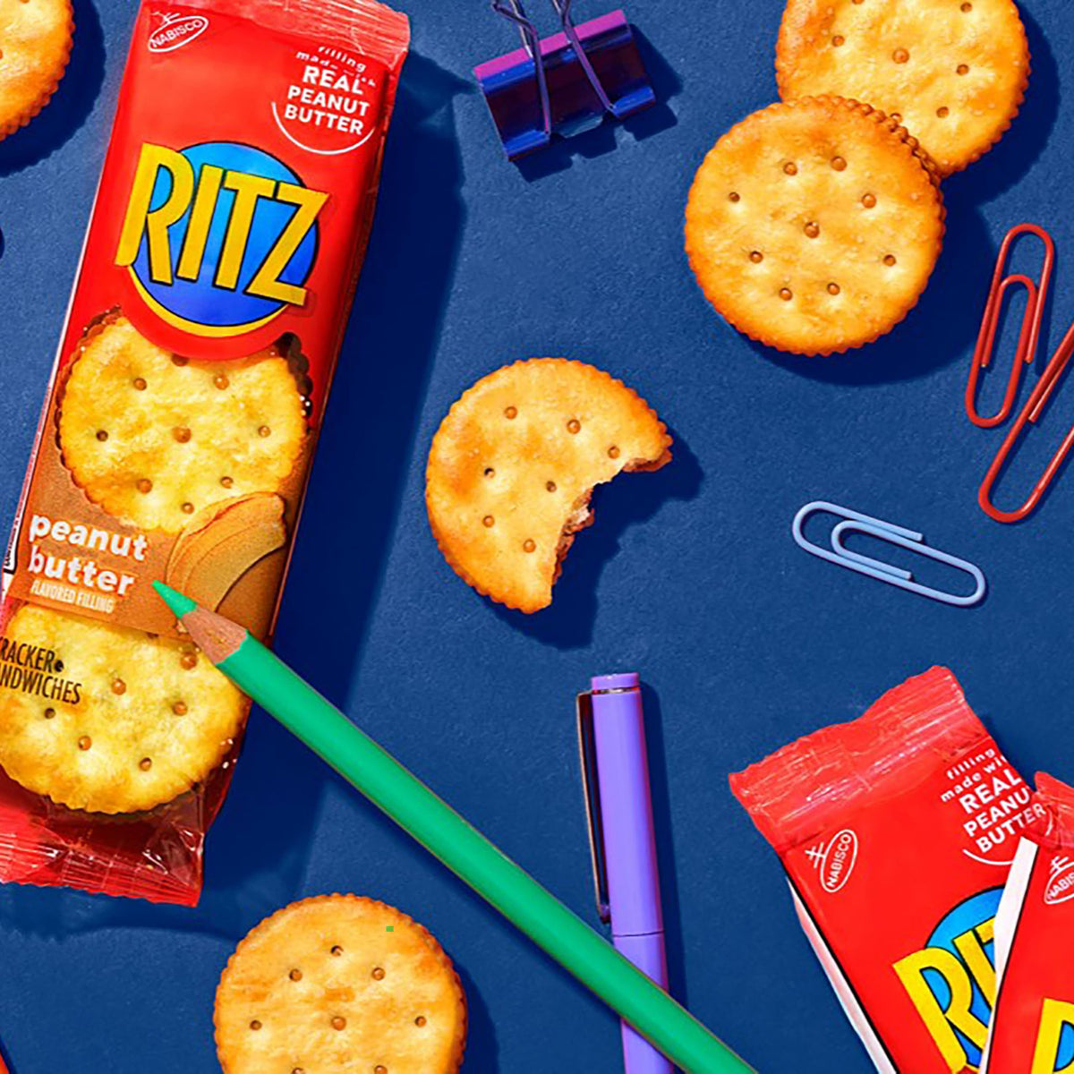 RITZ Individual packs ideal for school lunches and picnics.