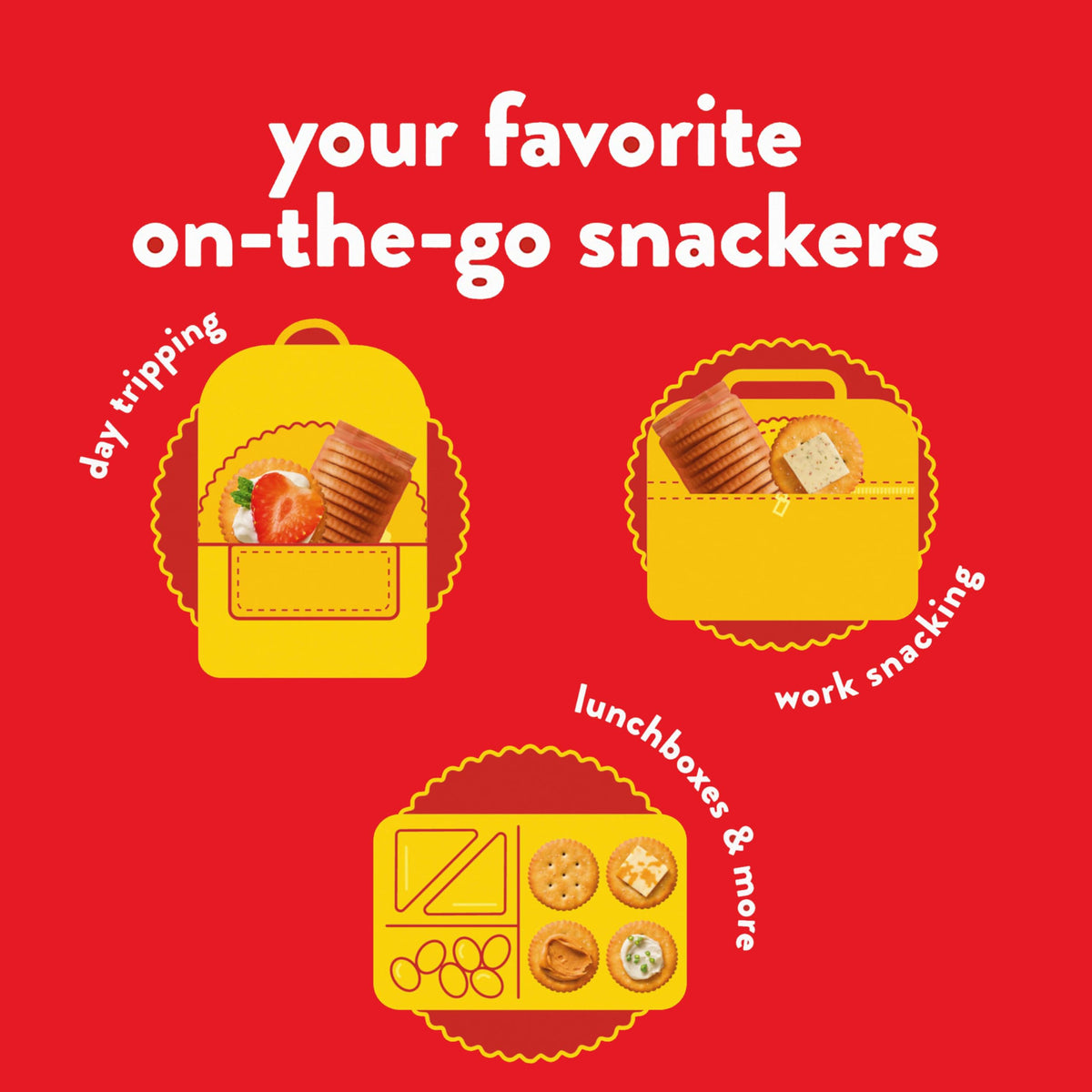 RITZ Fresh Stacks fit neatly in office pantries for easy breaks.