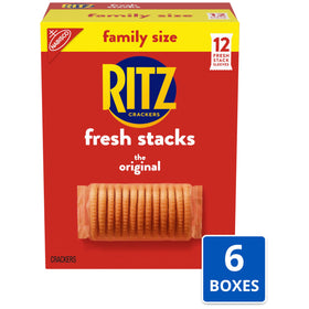 RITZ Fresh Stacks thirteen crackers per stack offer convenient portions.
