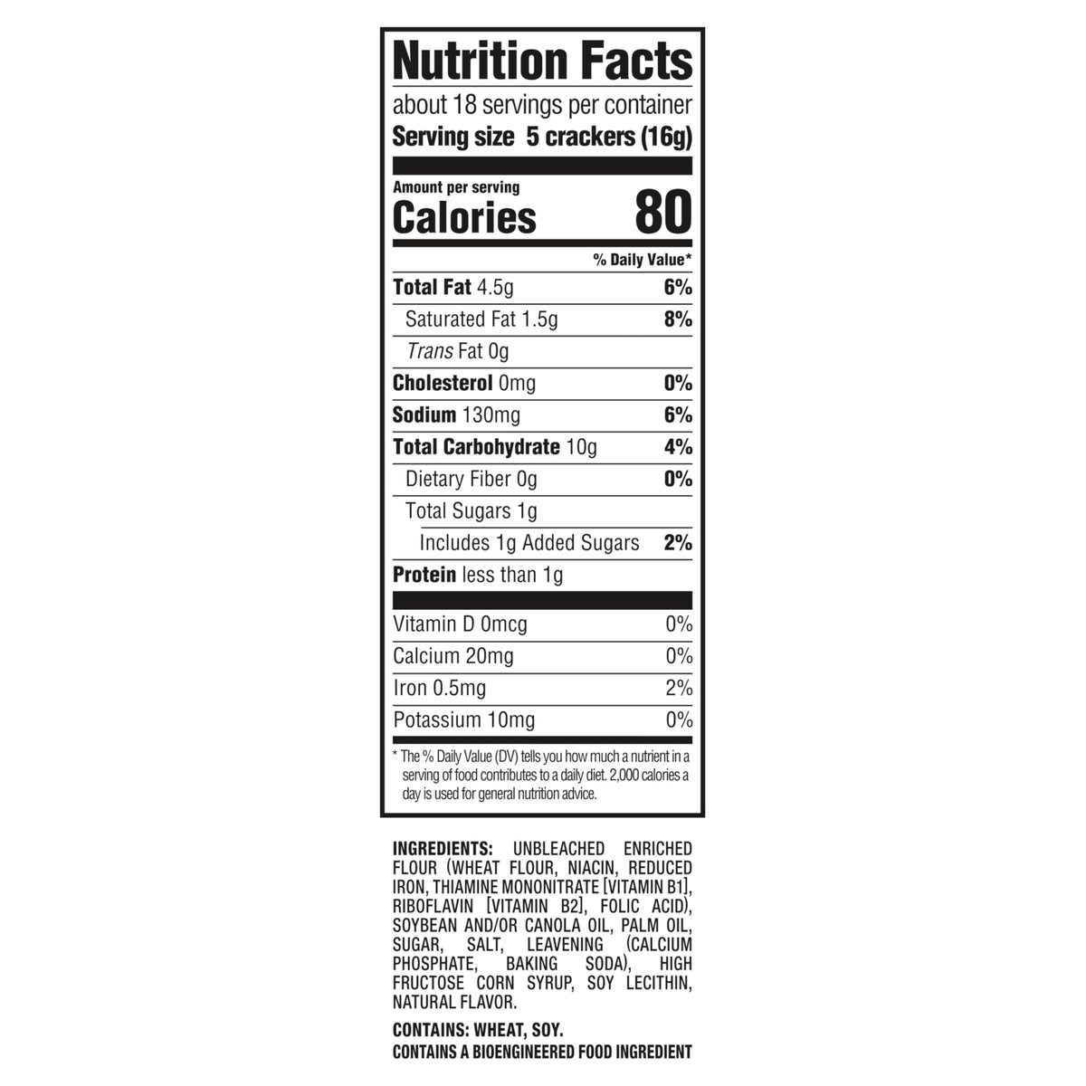 Ritz Original Crackers enjoyed solo as a classic salty snack.