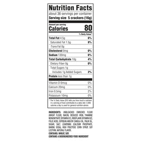 RITZ Original Crackers kosher certification on packaging
