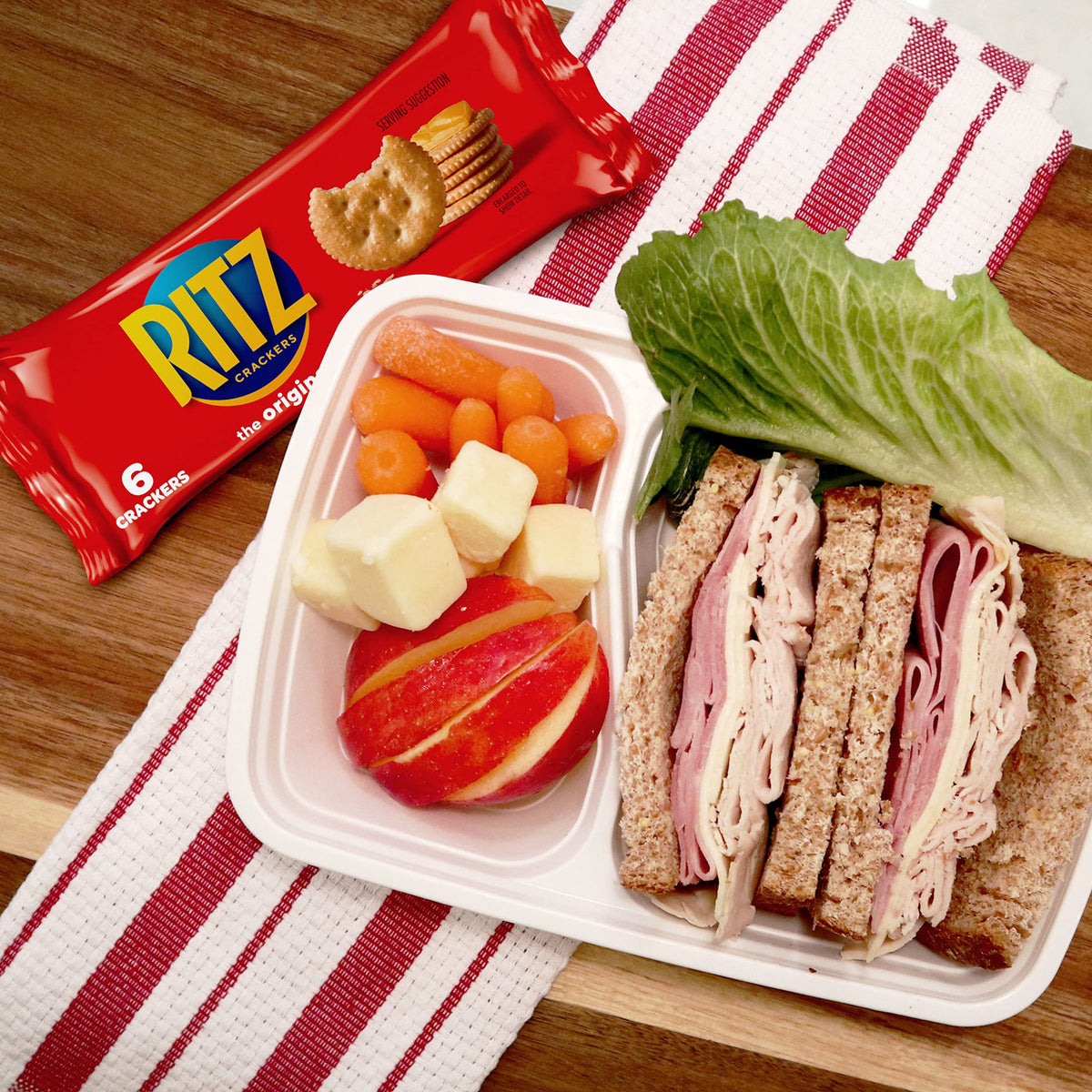 On-the-go packs of RITZ crackers ideal for lunches and travel