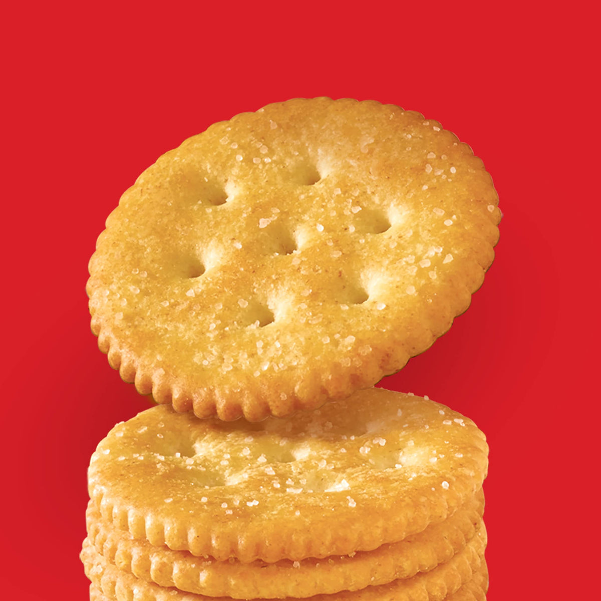 RITZ Original Crackers with toppings like cheese and fruit for quick bites