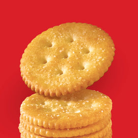 RITZ Original Crackers with toppings like cheese and fruit for quick bites