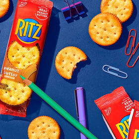 Kosher-certified filling adds real peanut butter flavor to a timeless cracker pairing.