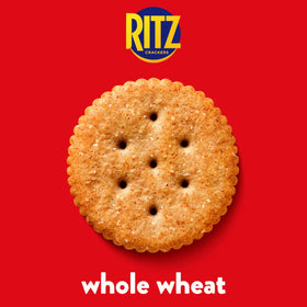 Ritz Whole Wheat Crackers close-up texture showing buttery, crisp layers