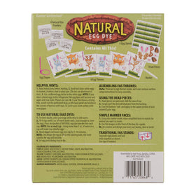 R.J. Rabbit Natural Easter Dye Kit contents, 14-piece set for easy egg decorating at home