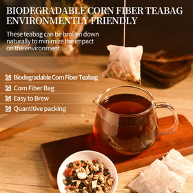 Rlvym Cup of tea shows mellow flavor and earthy notes.