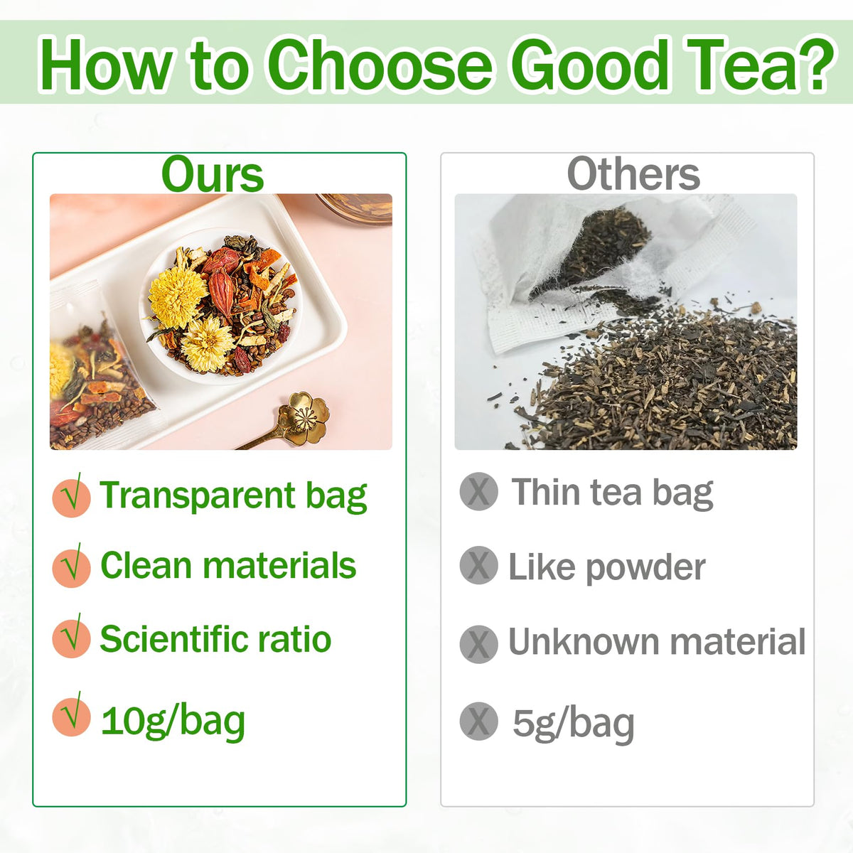 Rlvym tea sachets and packaging designed for everyday use