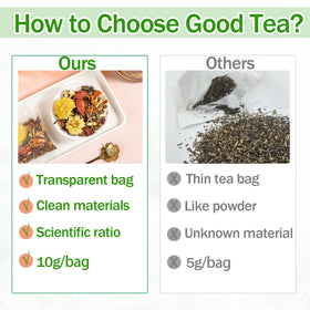 Rlvym tea sachets and packaging designed for everyday use