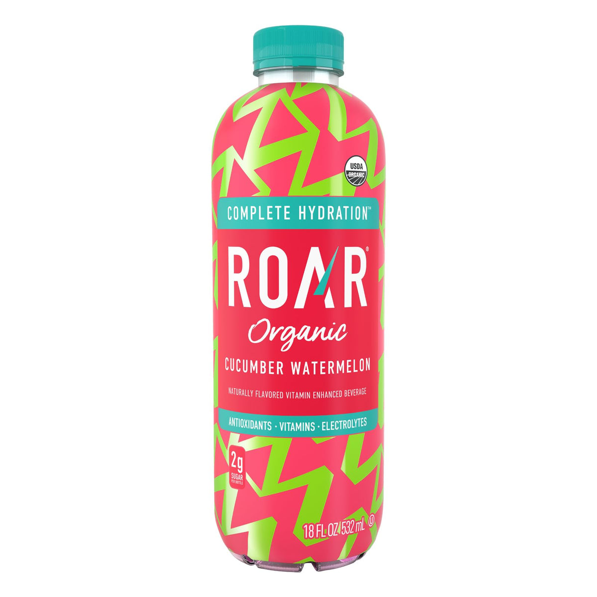ROAR Complete Hydration Ingredient Panel close-up communicates B vitamins and antioxidants.