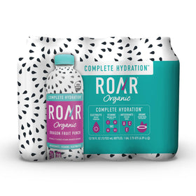ROAR Complete Hydration Organic dragonfruit punch bottle ready for workouts