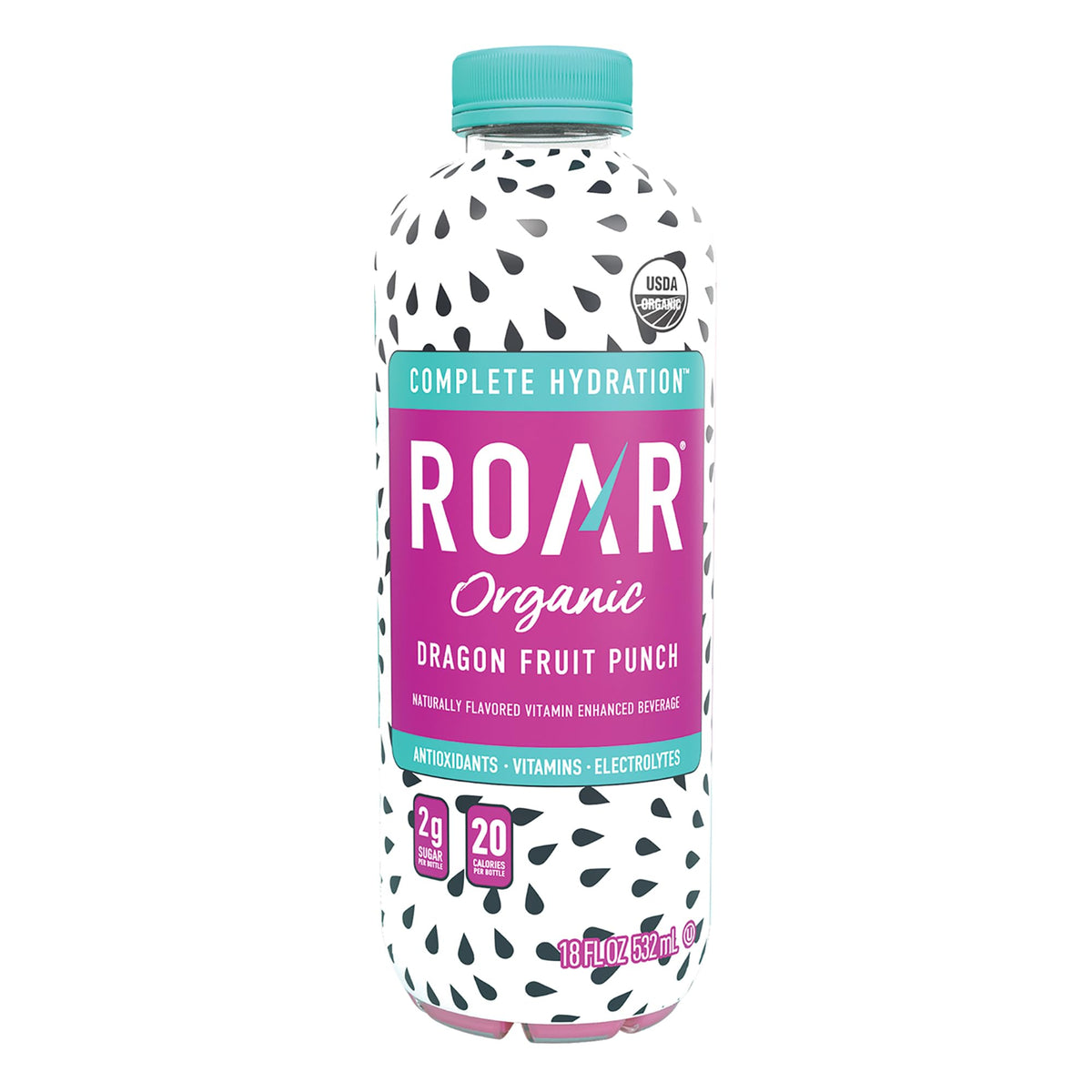 ROAR Complete Hydration Organic travel-friendly pack keeps hydration accessible