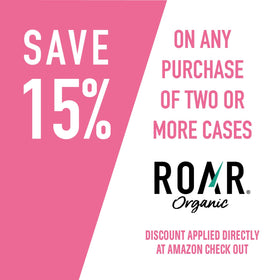 Roar Complete Hydration vitamin C B5 B12 label for daily value and energy support