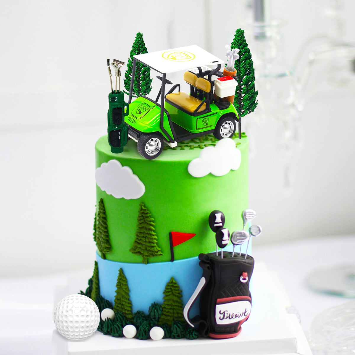 Roaring Good Time mini golf cupcake picks accent desserts with themed flair