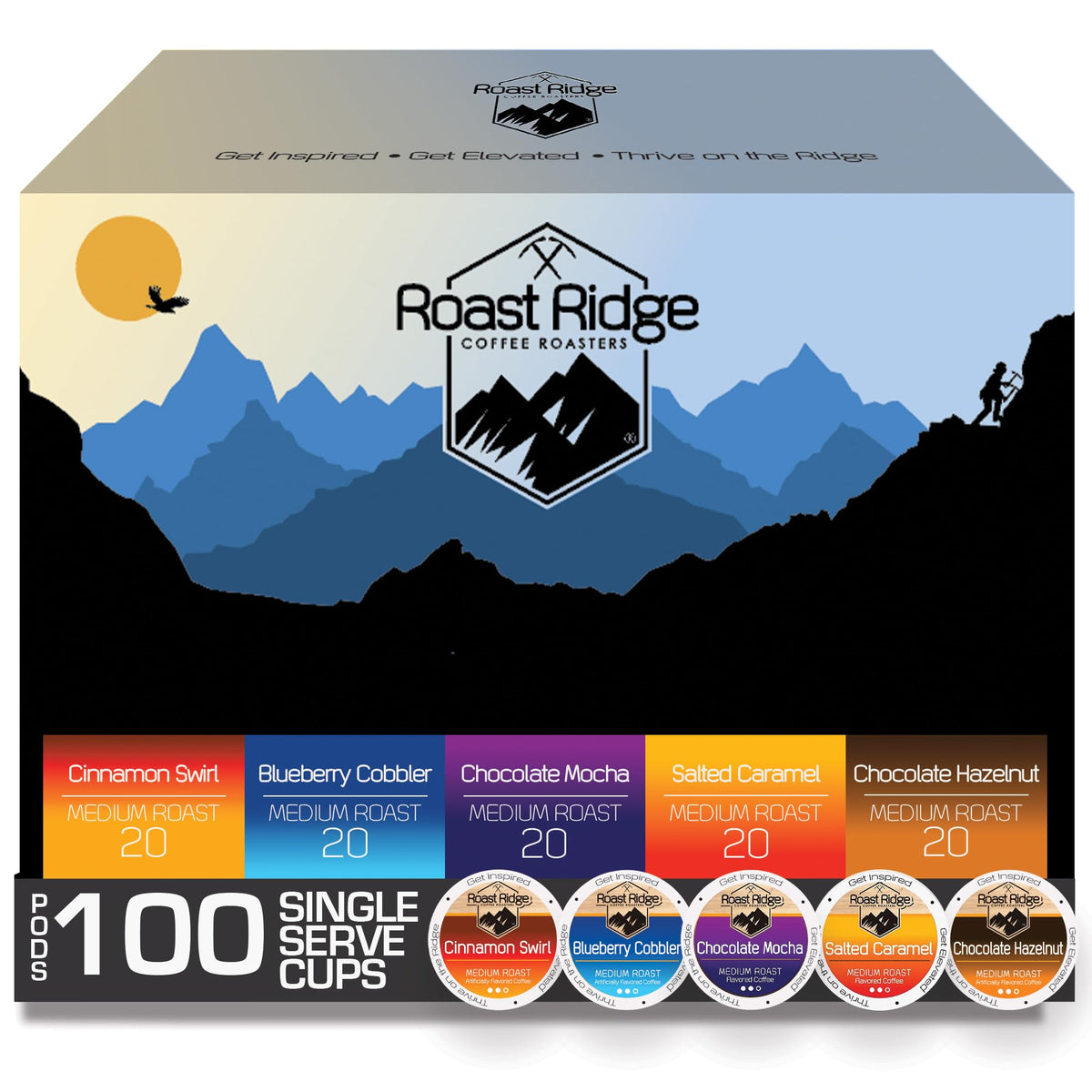Roast Ridge Blueberry Cobbler pod; aromatic coffee for a cozy morning boost