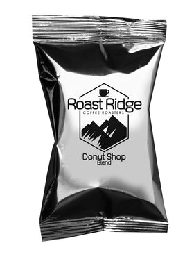Roast Ridge Donut Shop Blend portion pack for a precise, fresh brew.