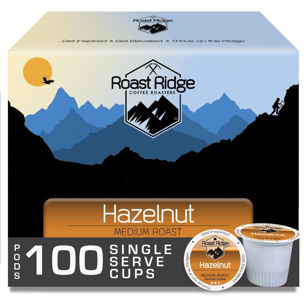 Roast Ridge Hazelnut Pods offer convenient single-serve brewing and rich flavor.