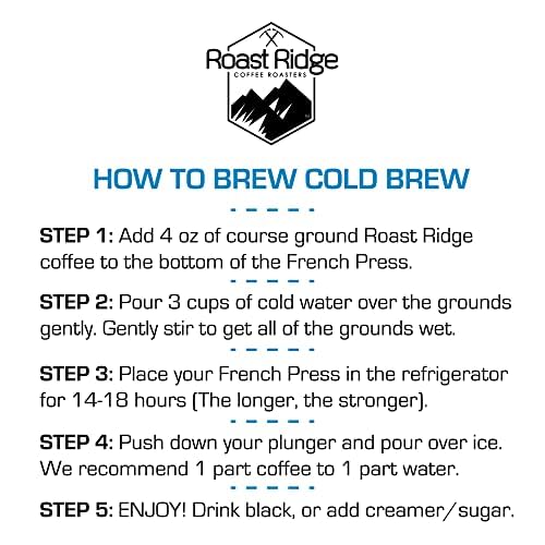 Roast Ridge USA-packaged coffee emphasizes freshness and quality.