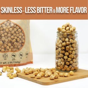 Roastery Coast hazelnuts in serving bowl, snackable and convenient.